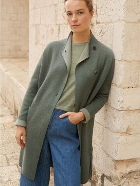 POETRY DOUBLE-SIDED COATIGAN